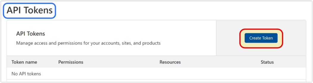 CF API สร้างโทเค็น