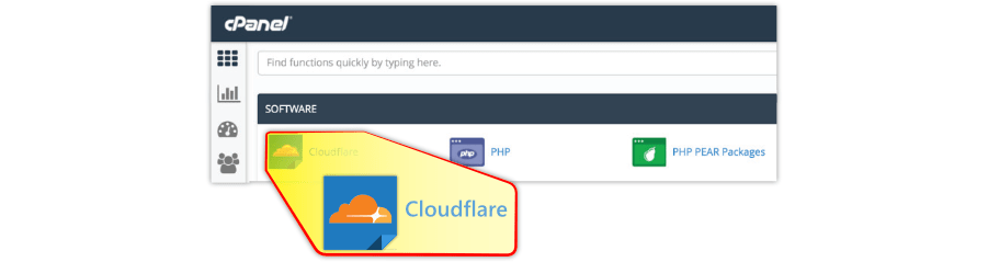 CF ใน cPanel