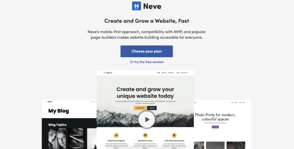 ธีม Neve WordPress
