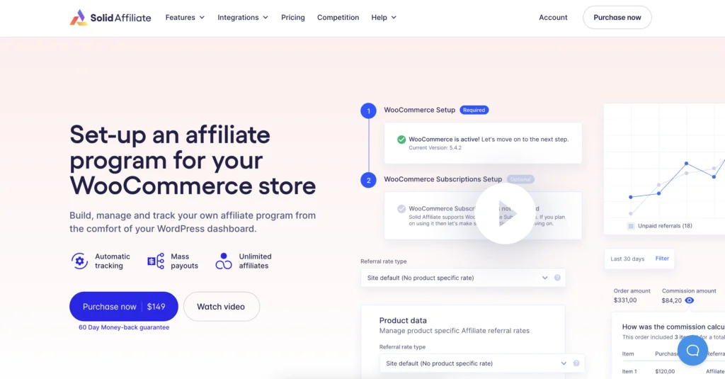 Solido plugin di affiliazione wordpress di affiliazione