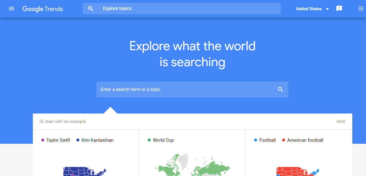 Google tendenze