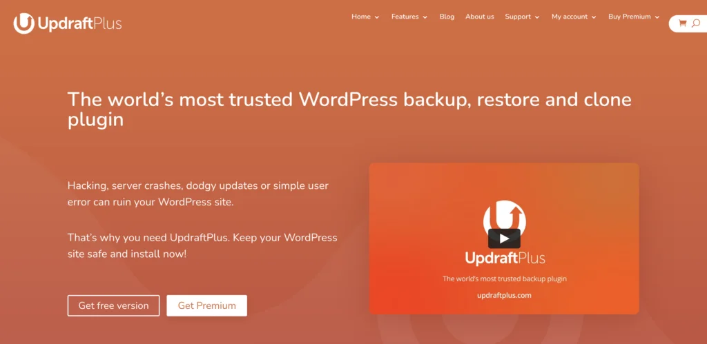 UpdraftPlus wordpress 備份插件