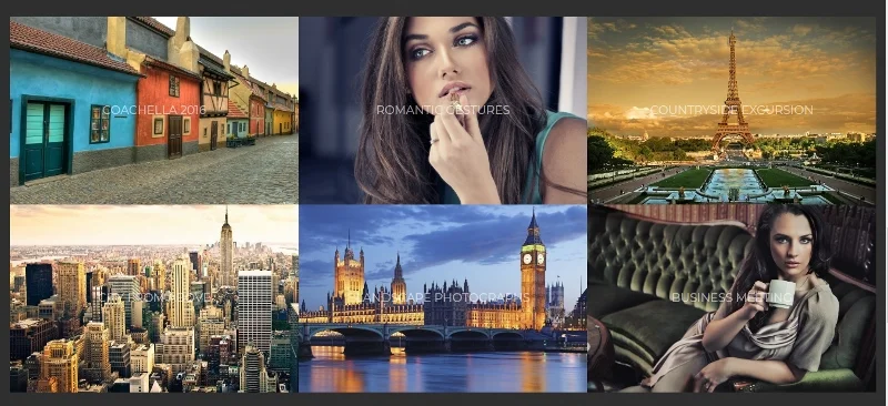 Tema WordPress in stile Pinterest per i fotografi