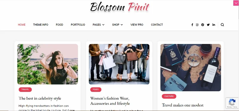 Blossom PinIt Pro - Tema WordPress per Pinterest
