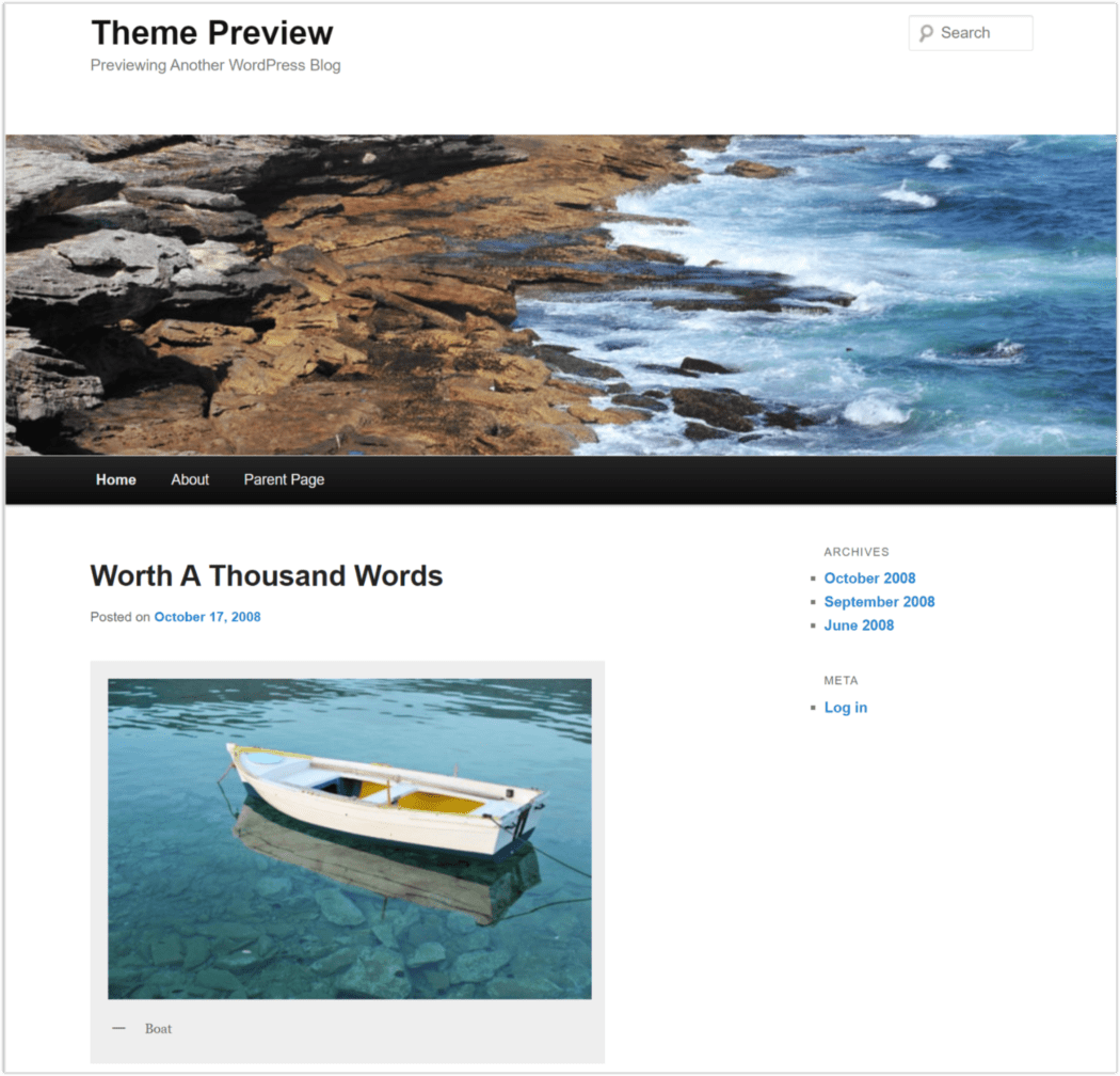 ธีมยอดนิยมประจำปี 2012 – Twenty Eleven