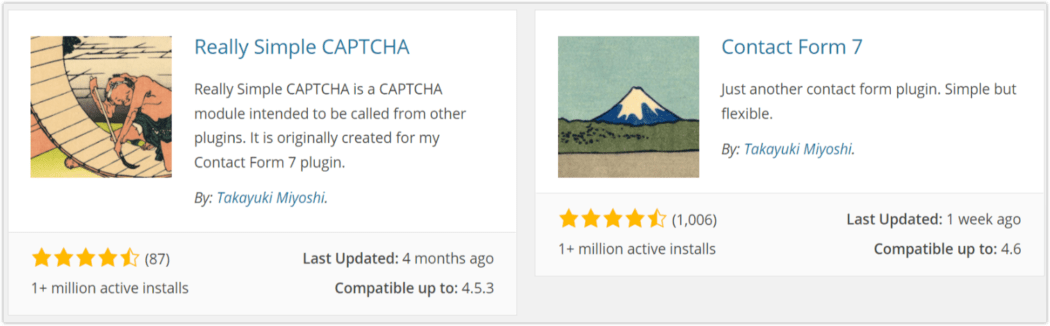 ปลั๊กอินยอดนิยมประจำปี 2016 – CAPTCHA ที่เรียบง่ายจริงๆ และแบบฟอร์มการติดต่อ7
