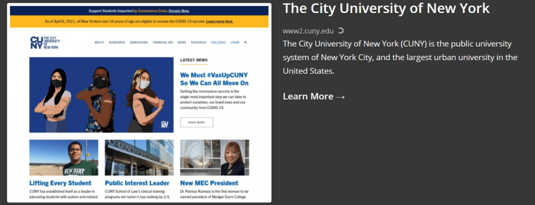 ผลงานปี 2021 – The City University of New York
