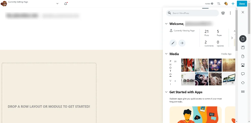 Screenshot dell'interfaccia intuitiva