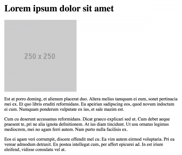 รูปภาพใน WordPress (ไม่มี CSS)