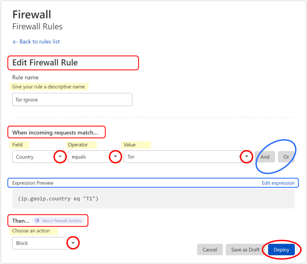 Cloudflare 防火牆規則 2