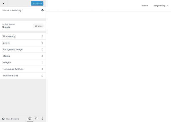 ตัวปรับแต่งธีม WordPress