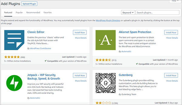 เมนูปลั๊กอิน WordPress - เพิ่มหน้าจอใหม่