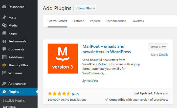 Send Better Email With MailPoet - MailPoet Installation and Settings