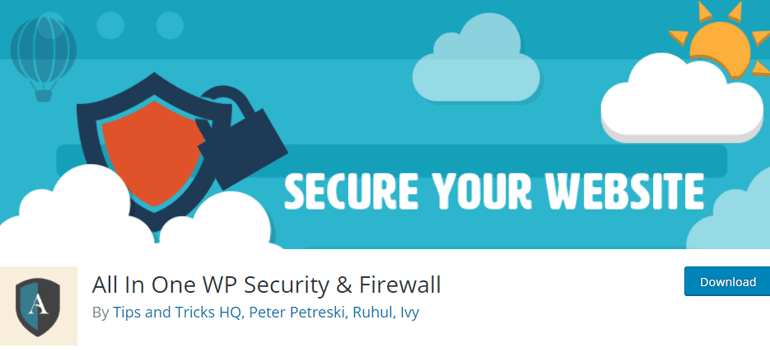 All in One WP-Sicherheit & Firewall