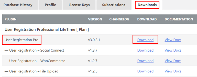 ดาวน์โหลดการลงทะเบียนผู้ใช้ Pro