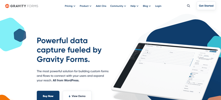 ปลั๊กอิน WordPress แบบฟอร์มแรงโน้มถ่วง