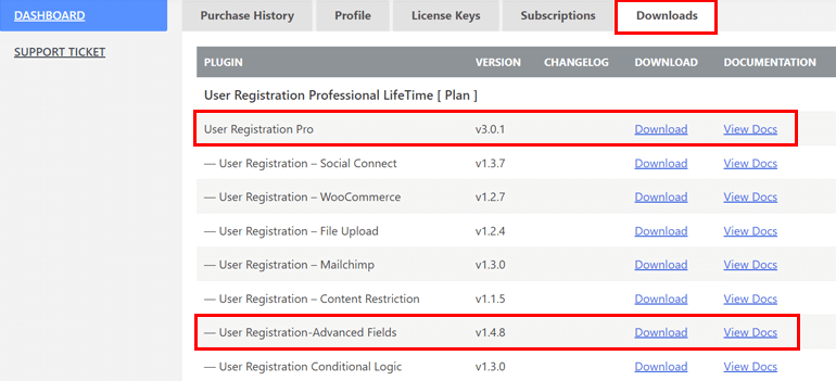 ดาวน์โหลด Plugins And Addon