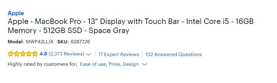 melhor comprar título de produto