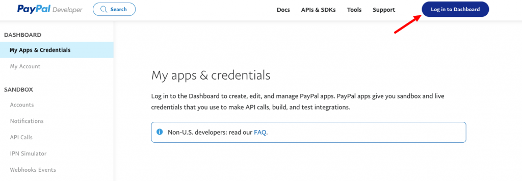 เข้าสู่ระบบบัญชี PayPal ของคุณ