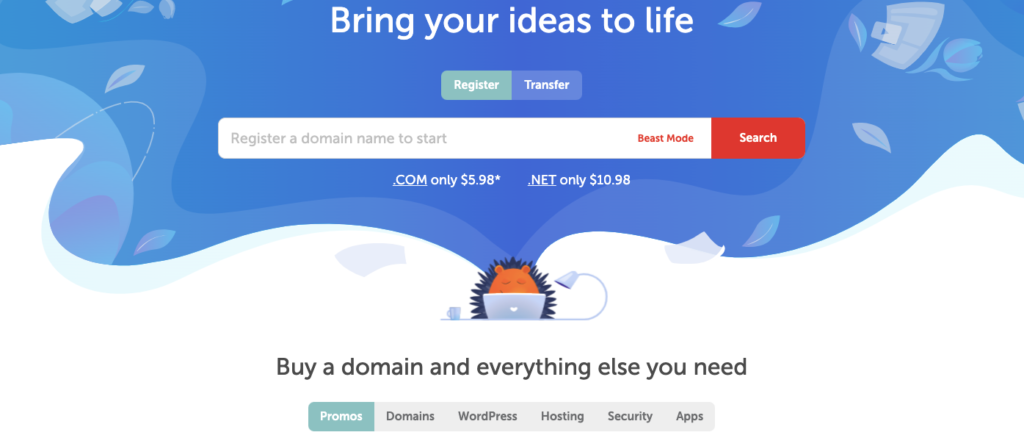 Namecheap - cea mai bună găzduire pentru site-uri de membru