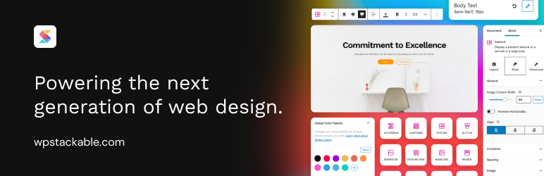 Empilable – Page Builder Blocs Gutenberg