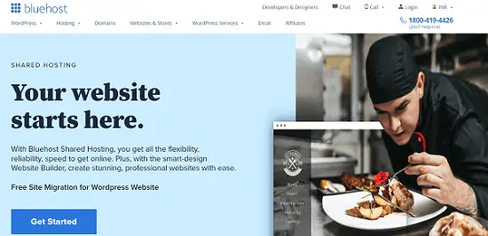 Bluehost-India-shared-hosting