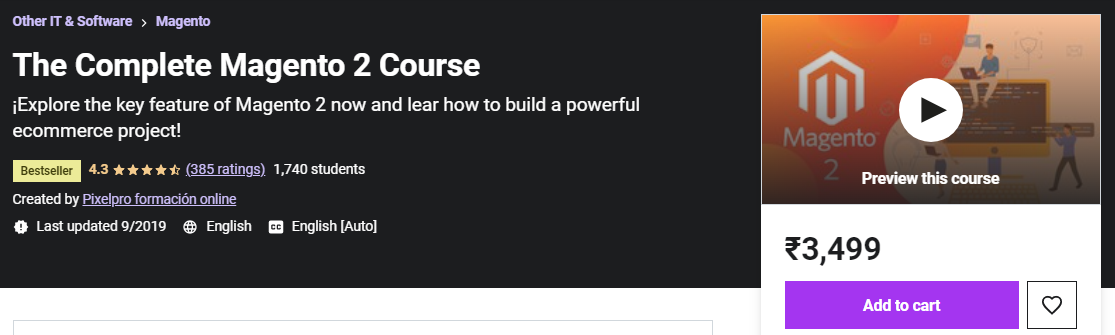 دورة Udemy Magento