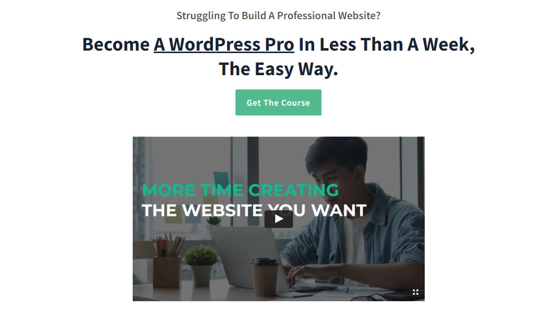 دورة WordPress بواسطة Website Learners