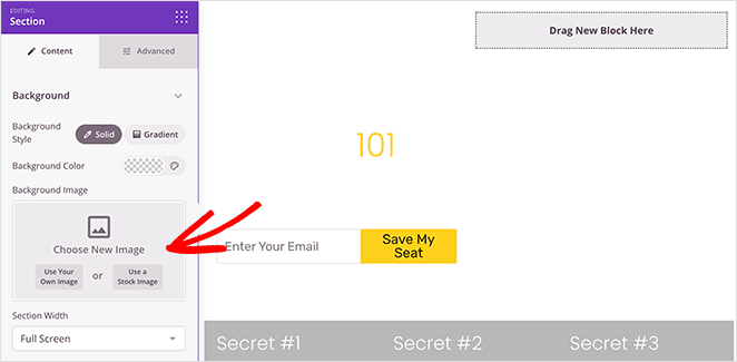 上传新的登陆页面图像-SeedProd Upload a new image for you landing page
