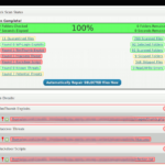 Risultati della scansione di sicurezza antimalware e firewall Brute-Force
