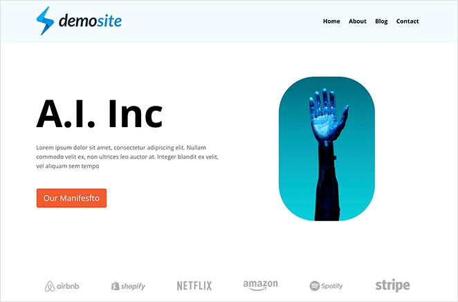 crea-tema-WordPress-personalizzato - SeedProd Custom WordPress theme homepage