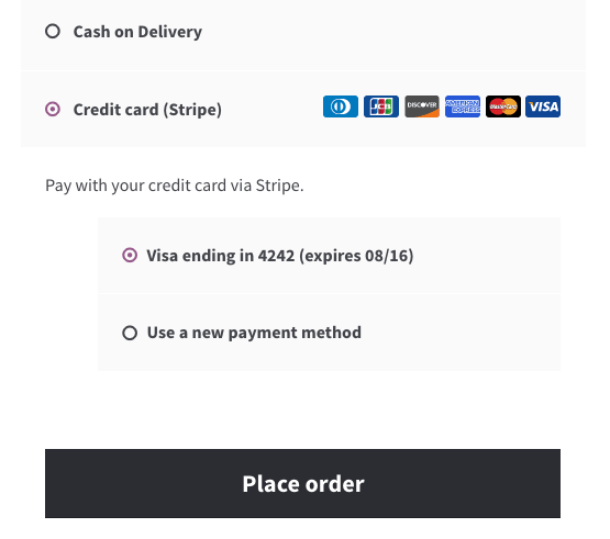 بوابة الدفع WooCommerce Stripe