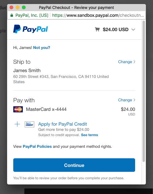 WooCommerce PayPal Express Checkout Payment Gateway- دقيقة