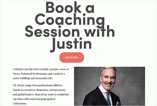 coaching-lead-magnet esempio - SeedProd Coaching lead magnet example