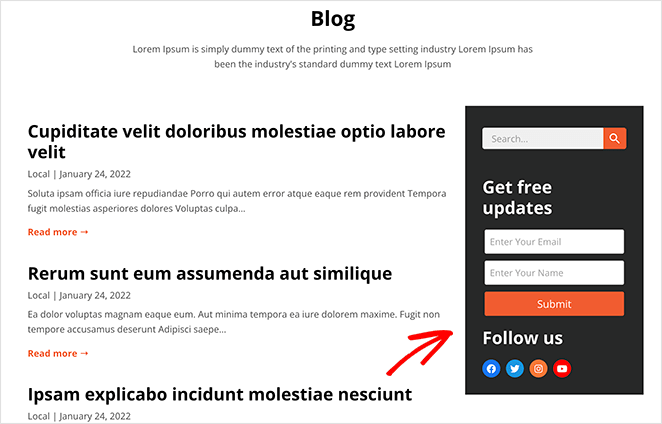 How-to-add-a-sidebar-to-wordpress - SeedProd how to add a sidebar to WordPress