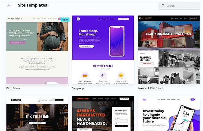 website-builder-templates-leadpages - SeedProd LeadPages website builder templates