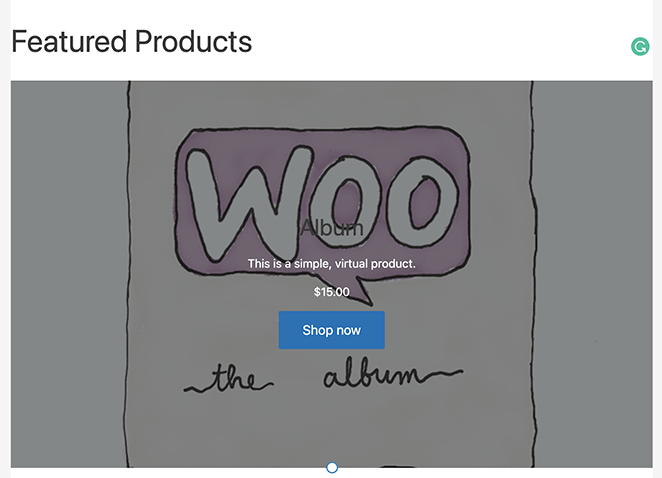 woocommerce-prodotti-in evidenza - SeedProd WooCommerce featured products
