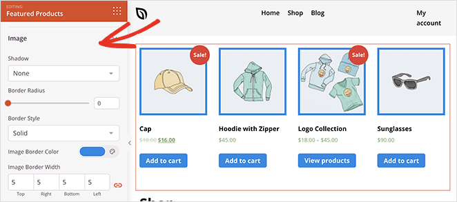 advanced-woocommerce-featured-proucts-impostazioni-griglia - SeedProd Advanced woocommerce featured products grid settings