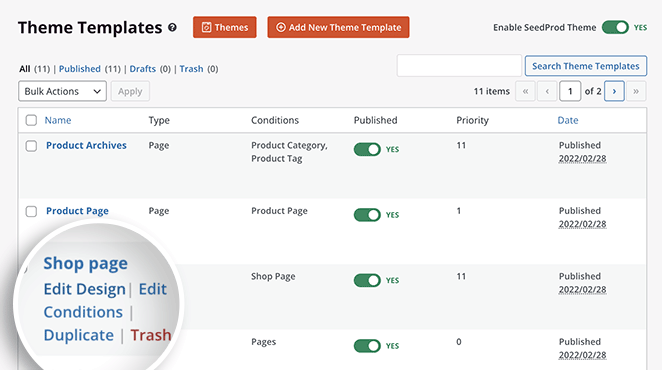 modifica-shop-page-seedprod - SeedProd Edit shop page in seedprod