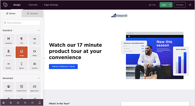 seedprod-bigcommerce-ead-generation-landing-page - SeedProd BigCommerce lead generation landing page made with SeedProd
