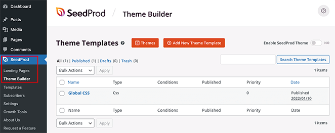 seedprod-WordPress-pembuat tema - SeedProd SeedProd theme builder