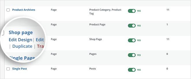 edit-toko-halaman-desain - SeedProd Edit WooCommerce shop page design