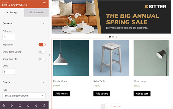 produk terlaris - SeedProd WooCommerce best selling products grid