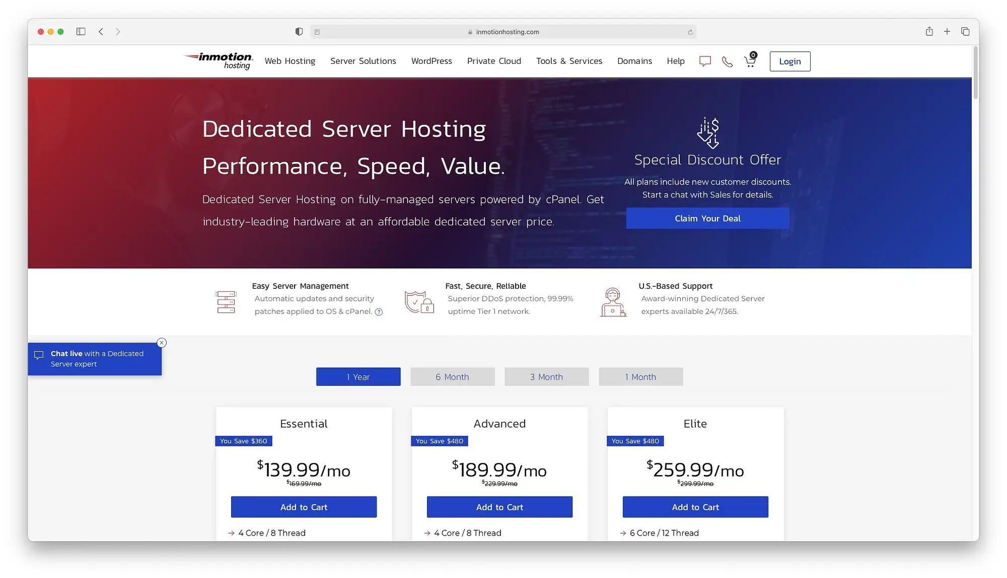 Qu'est-ce que l'hébergement Web : InMotion propose des options de serveur dédié