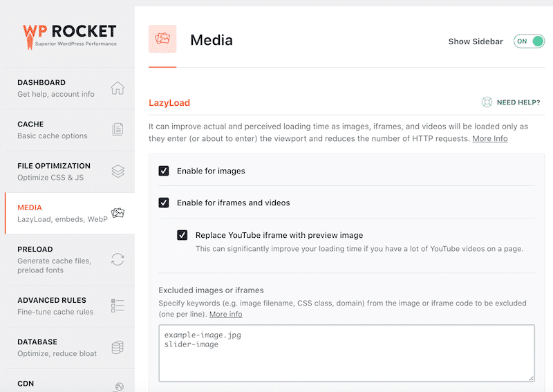 Recurso Lazy Load - WP Rocket