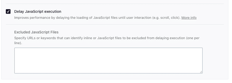 Atraso JS - WP Rocket