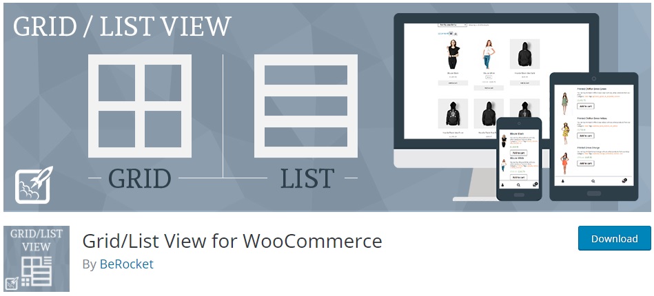 visualizzazione elenco griglia per plug-in di visualizzazione elenco prodotti woocommerce woocommerce