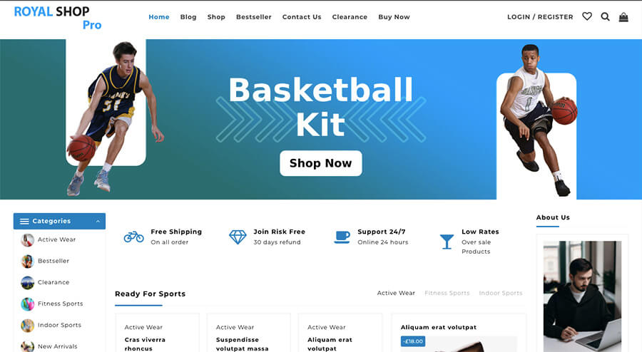 Cea mai rapidă temă WooCommerce