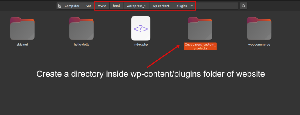 nome del plug-in