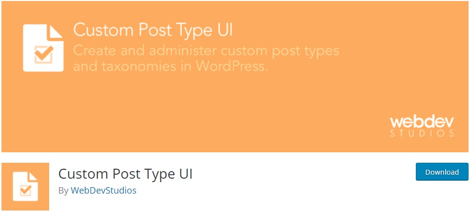 benutzerdefinierter Beitragstyp ui WordPress benutzerdefinierte Beitragstyp-Plugins